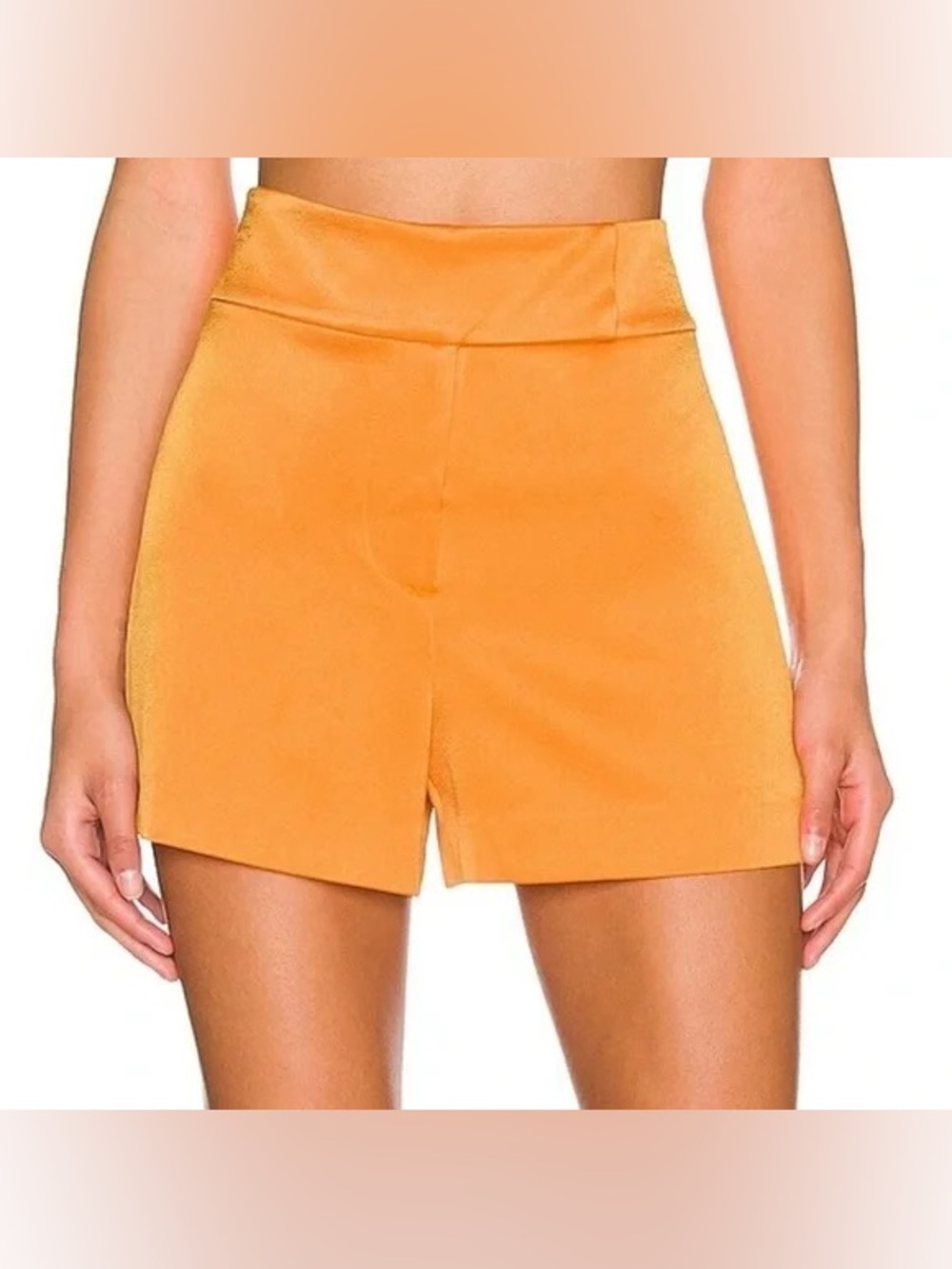 Alice + Olivia: Tangerine Satin Shorts (NWT)